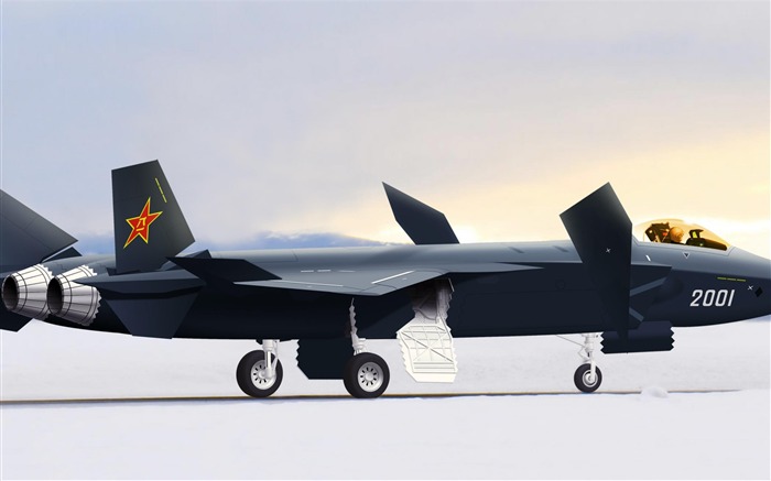 J20 stealth fighter Aeronaves china-Military aircraft wallpaper Visualizações:41606