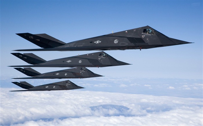 Lockheed F 117 Nighthawk-Military aircraft HD wallpaper Visualizações:22484