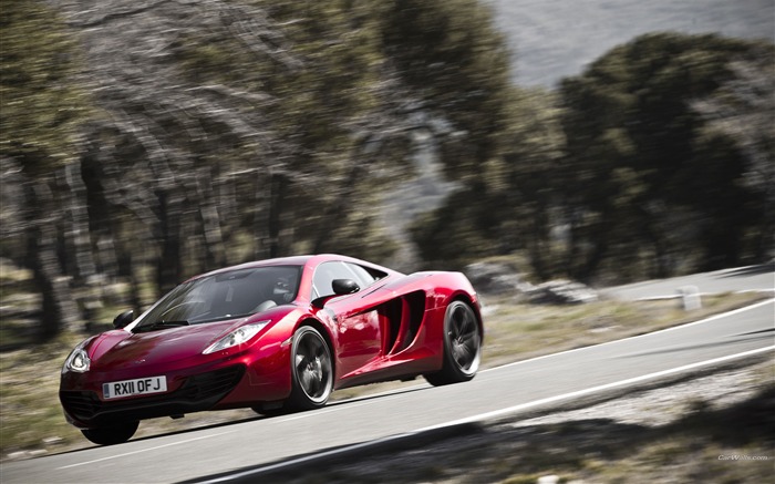 McLaren MP4-12C Wine Red Auto HD Wallpapers 11 Vistas:13169