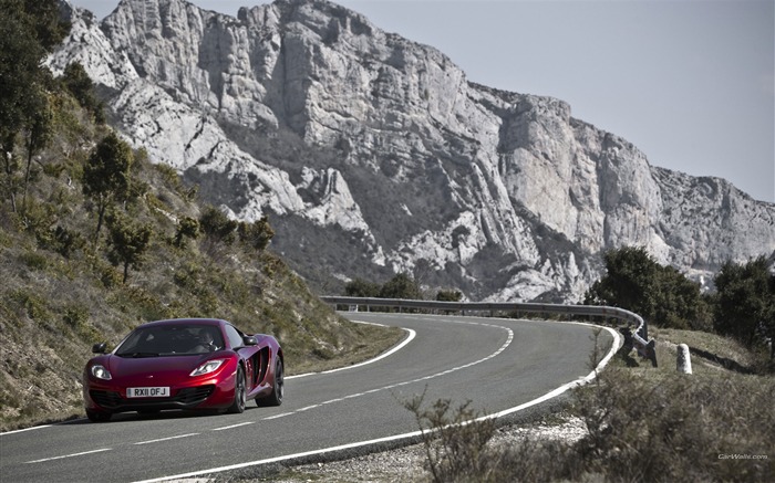 McLaren MP4-12C Wine Red Auto HD fondos de pantalla 13 Vistas:9779