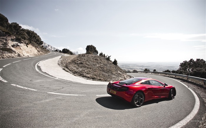 McLaren MP4-12C Wine Red Auto HD Wallpapers 14 Vistas:10251