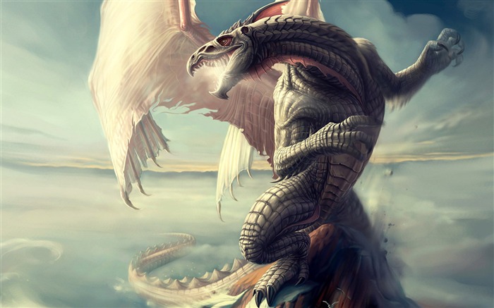 fly dragon-Dragon theme artistic design wallpaper Views:17690 Date:2012/4/17 13:32:41