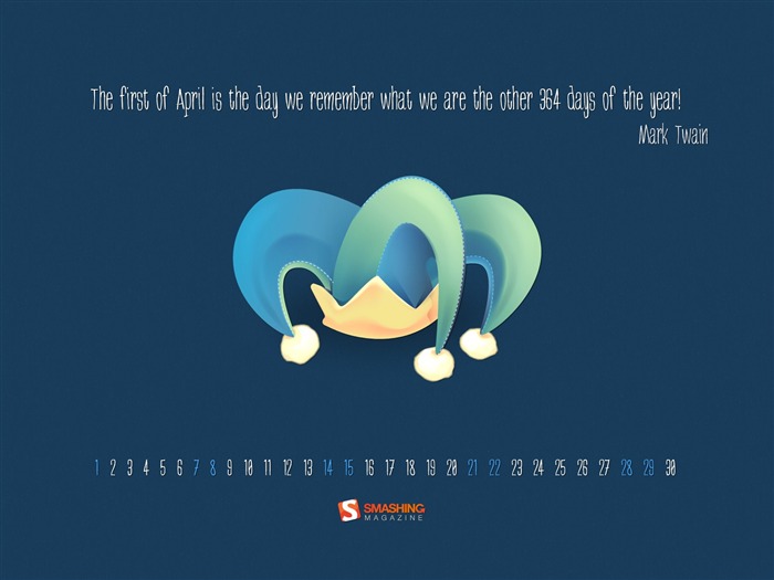 fools month-April 2012 calendar themes wallpaper Views:9300 Date:2012/4/1 0:32:05