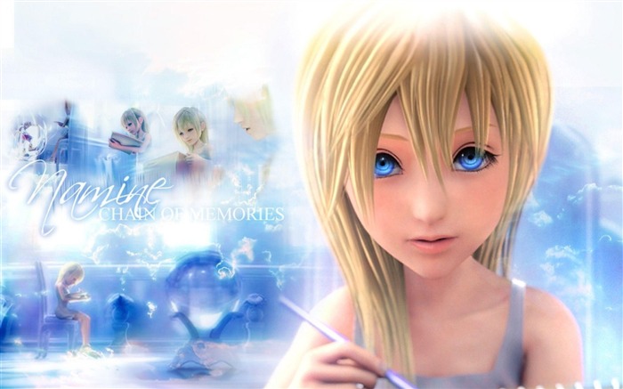 namine kingdom hearts-Anime personajes fondo de pantalla Vistas:31354