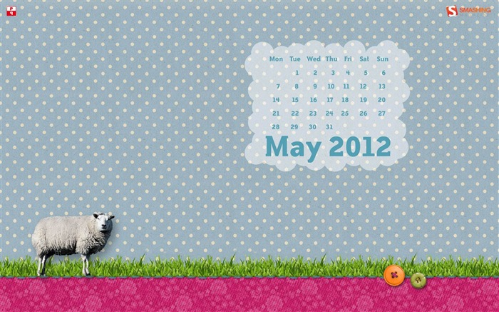 puntos de primavera-mayo de 2012 calendario de fondo de pantalla Vistas:10120