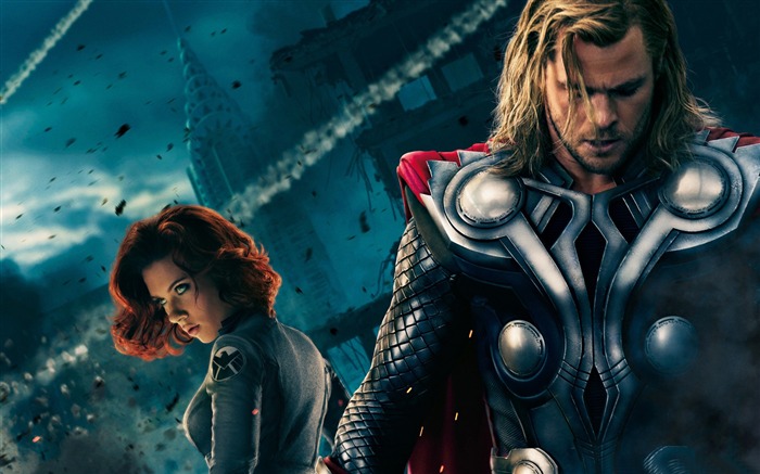 thor and black widow-The Avengers 2012 HD Wallpapers Views:19071 Date:2012/4/8 7:36:25