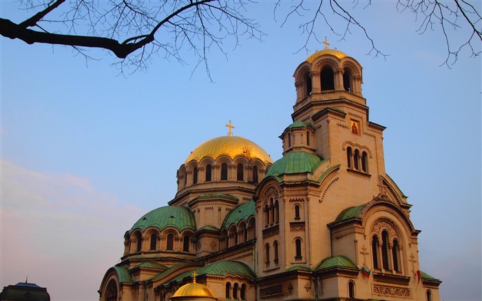 Bulgaria Sofia Alexander Nevsky Cathedral-city architecture fondo de pantalla Vistas:12871