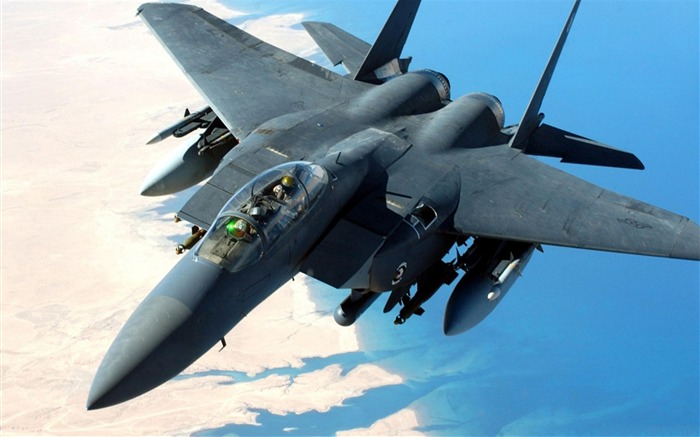 F 15 Eagle Aircraft-Military aircraft fondo de pantalla HD Vistas:20942