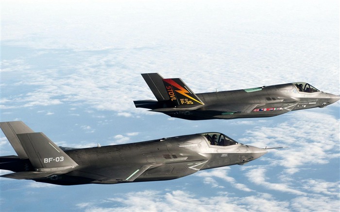 F 35 BF 1 Fighter-Military aircraft HD fondo de pantalla Vistas:14017