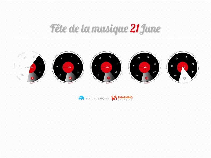 Fete 드 라 Musique - 6 월 2012 캘린더 월페이퍼 찾아보기 :7708