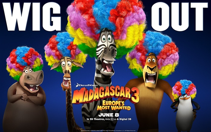 Madagascar 3 Europe's Most Wanted Movie Fond d'écran Vues:24595