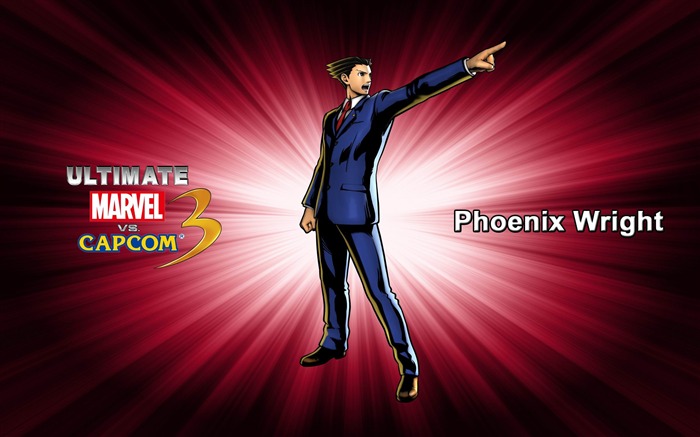 Phoenix wright-究極のマーベルVSカプコン3ゲームの壁紙 ブラウズ:11744