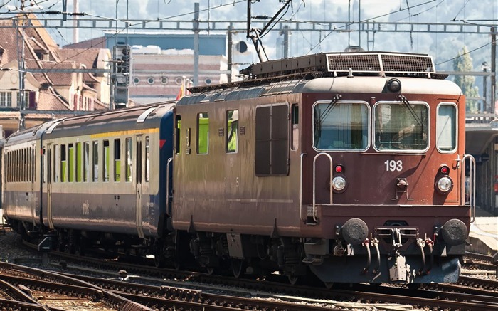 Papel pintado de fotografía de transporte ferroviario Vistas:11253