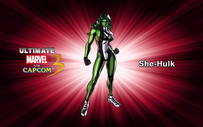 She Hulk-究極のマーベルVSカプコン3ゲームの壁紙 ブラウズ:13381