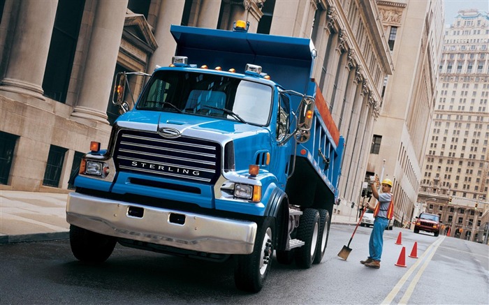 Sterling Truck Blue fotografía de transporte de automóviles fondo de pantalla Vistas:10723