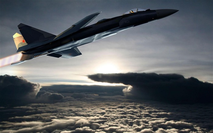 Sukhoi Su 47-Military aircraft HD wallpaper Views:25864 Date:2012/5/19 7:51:00