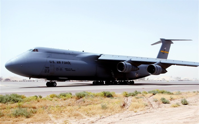 c 5 galaxy en balad air base iraq-Military aircraft fondo de pantalla Vistas:10797