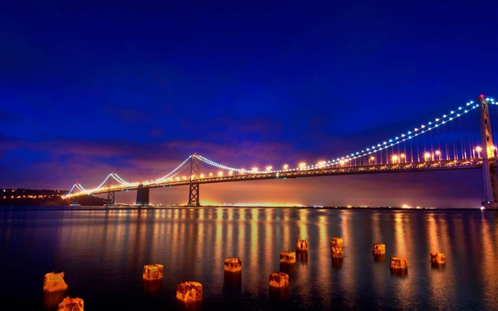 congélation de San Francisco-Photographie paysage fond d'écran Vues:9875