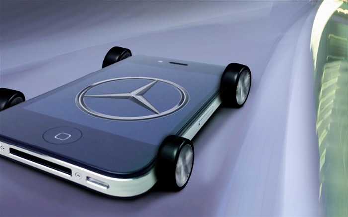 Mercedes-Benz iphone-Brand advertising wallpaper Views:18728 Date:2012/6/24 12:48:59