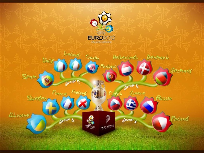 Pologne Ukraine-Euro 2012 HD Fond d'écran Vues:5290