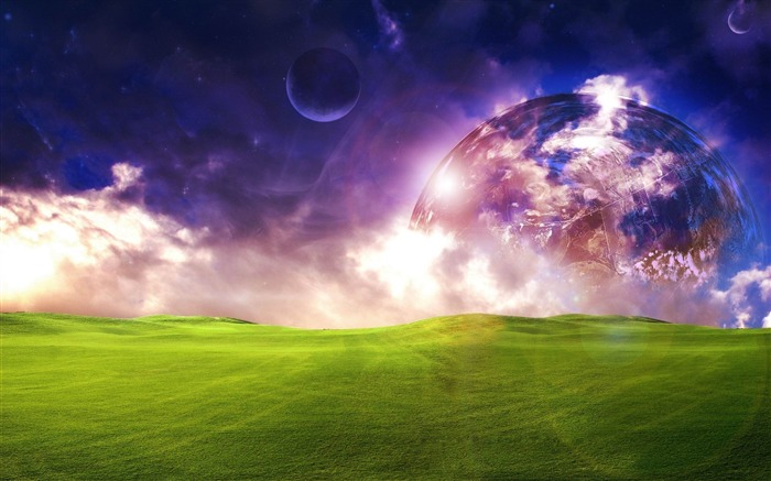 a dreamy world-Dreamy and Fantasy wallpaper Views:17107 Date:2012/6/3 12:24:11