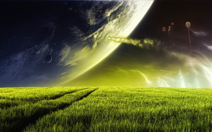 alien planet-Dreamy and Fantasy wallpaper Views:27102 Date:2012/6/3 12:24:47