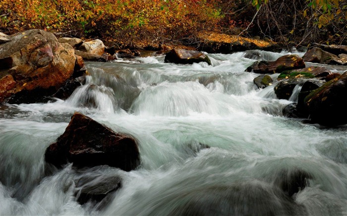 otoño montaña creek-rivers Paisaje Fondos de escritorio Vistas:10114