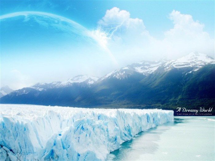 ice dreamy world-Dreamy and Fantasy wallpaper Views:14623 Date:2012/6/3 12:36:01