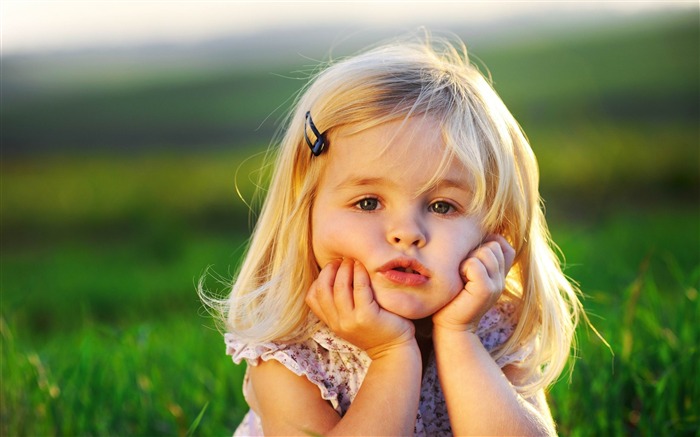 Little Girl-Cute Baby Photography Wallpaper Visualizações:26277