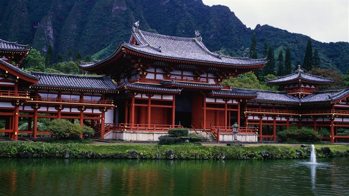 temple-fond d'écran paysage Japon Vues:74911