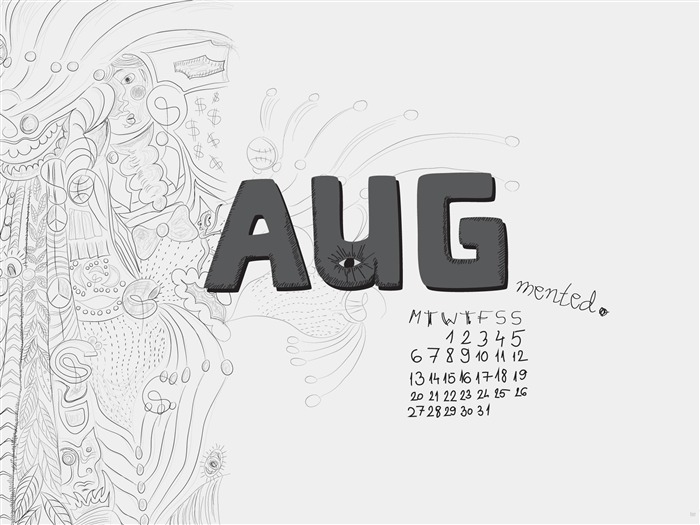 Augmented-2012年8月日历壁纸 浏览:9504