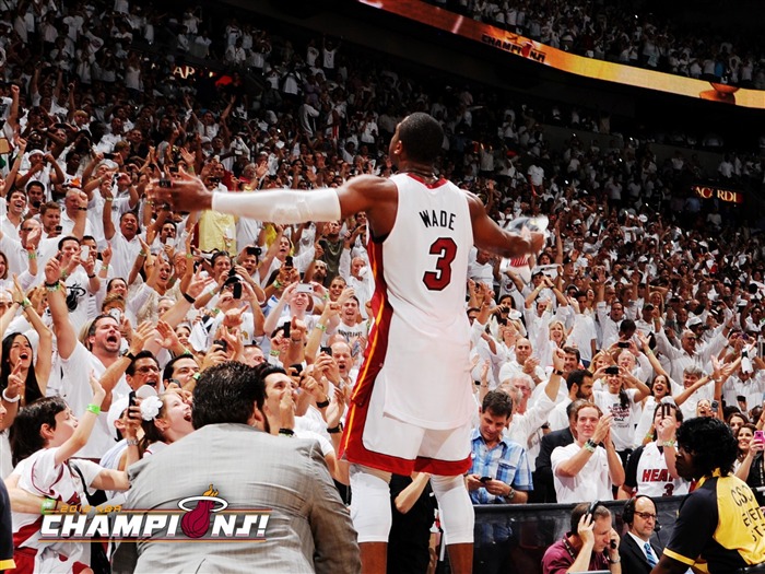 Dwyane Wade -NBA2011-12 Champion Heat wallpaper Views:32588 Date:2012/7/25 10:05:35