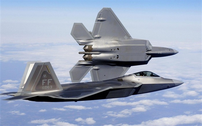 F22A raptor stealth fighter jets-Military aircraft wallpaper Views:28580 Date:2012/7/20 13:01:57