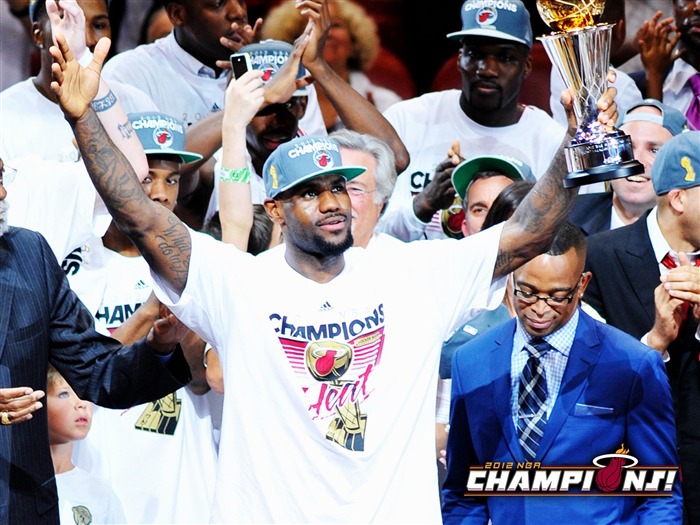 MVP LeBron James-NBA2011-12 Champion Heat wallpaper Views:14399 Date:2012/7/25 10:01:01