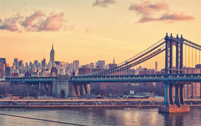 Manhattan Bridge United States-Cities photography wallpaper Views:30203 Date:2012/7/2 23:55:43