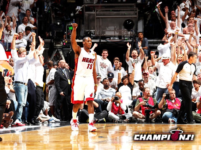 Mario Chalmers-NBA2011-12 Champion Heat wallpaper Visualizações:12983