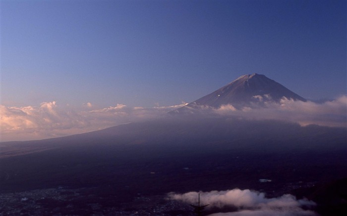 Mont Fuji au Japon-Fonds d'écran Nature Vues:22706