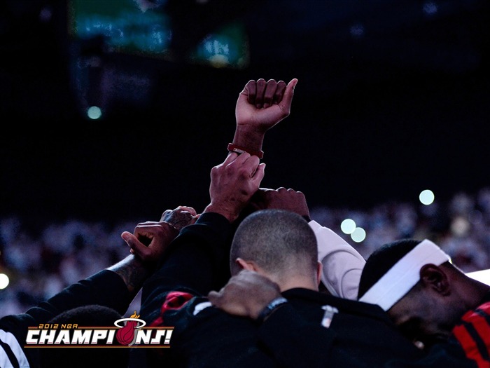 NBA2011-12 Champion Heat wallpaper Views:10795 Date:2012/7/25 10:06:08