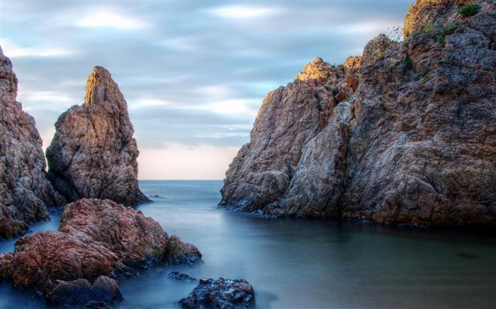 Fondo de pantalla de Paisaje de la costa del mar España Vistas:15045