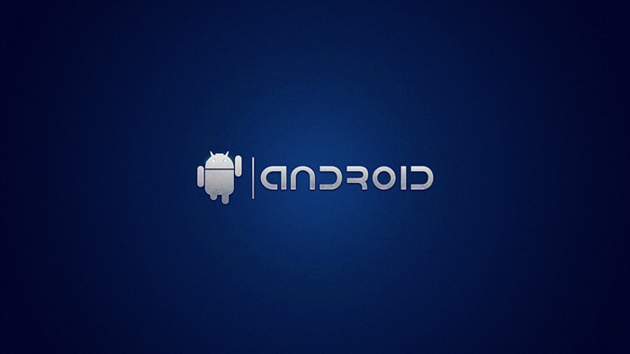 Android sur le bleu-Android publicité fond d'écran Vues:24049