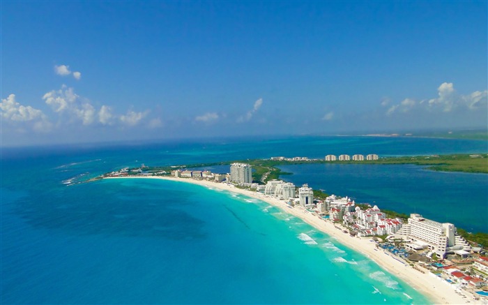 Papéis de parede azuis de cancun-Beach Landscape Visualizações:53077