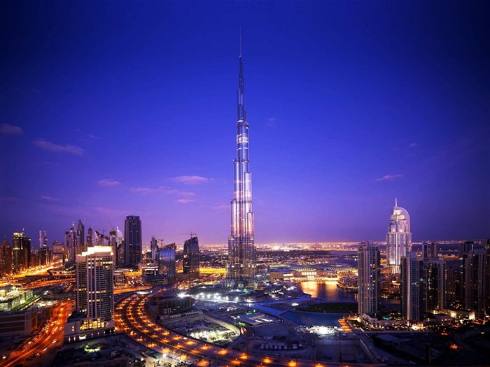 Burj khalifa tower dubai-City wallpaper paisagem de viagem Visualizações:25556