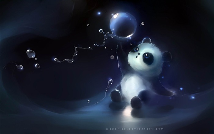 magic sparkles-Fantasy painting wallpaper Views:26090 Date:2012/7/4 19:27:59