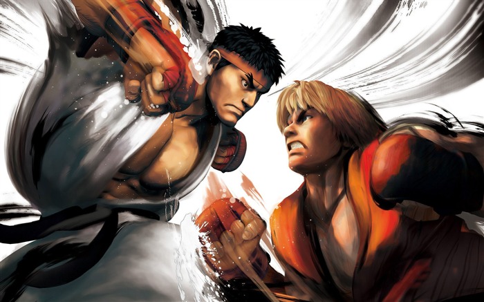 ryu vs ken-Street Fighter 5 Game fondo de pantalla HD Vistas:63607