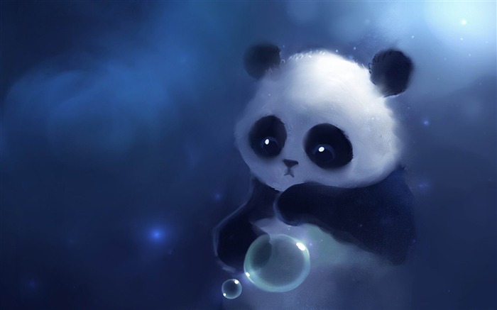 sad panda-Fantasy painting wallpaper Views:83131 Date:2012/7/4 19:33:41