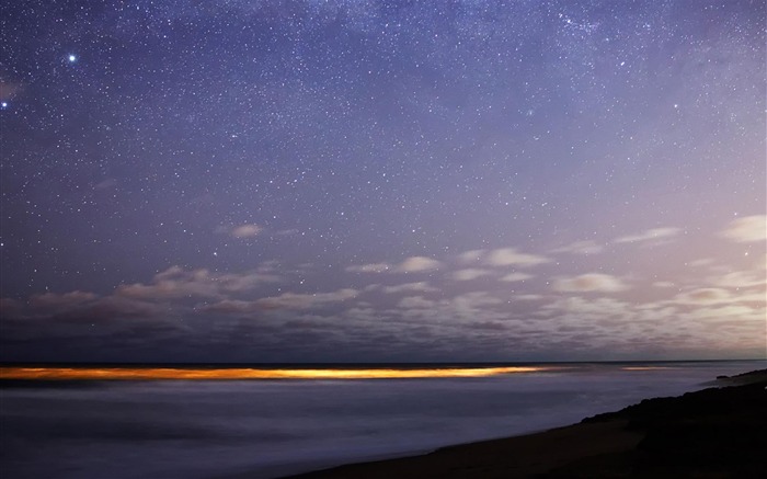 paisaje de estrellas de mar, paisaje natural Vistas:21715