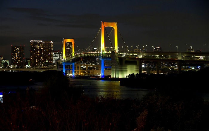 tokyo rainbow bridge-Japanese Landscape fondo de pantalla Vistas:19125