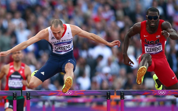 David Greene American Kerron Clement Hurdle - London 2012 Olympic Visualizações:12217