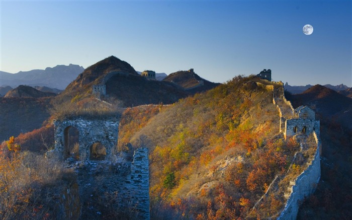 Great Wall-natural landscape wallpaper Views:13019 Date:2012/8/5 9:47:41