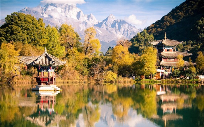 Lijiang Yunnan China-natural landscape wallpaper Views:57463 Date:2012/8/5 9:55:20